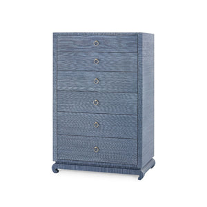 Ming Tall 6-Drawer / Navy Blue-Blue Hand Home