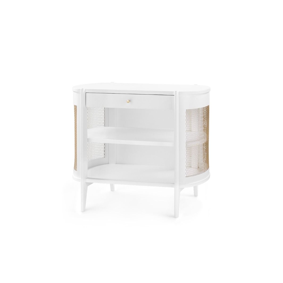 Nadia 1-Drawer Side Table / Vanilla-Villa & House-Blue Hand Home