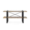 Odeon Low Shelf / Antique Brass and Dark Bronze-Blue Hand Home