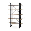 Odeon Etagere / Antique Brass and Dark Bronze-Blue Hand Home