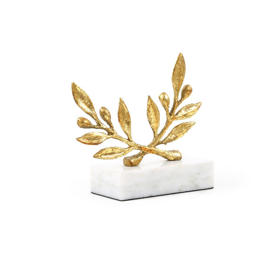 Olive Statue / Gold Leaf-Villa & House-Blue Hand Home