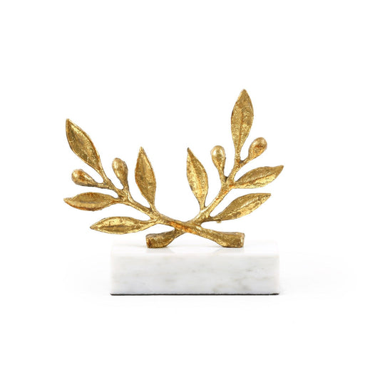 Olive Statue / Gold Leaf-Villa & House-Blue Hand Home