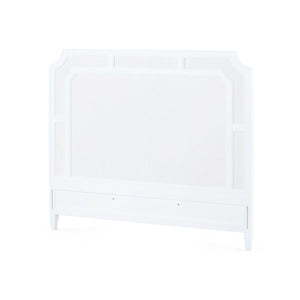 Olivia King Headboard / Soft White-Blue Hand Home