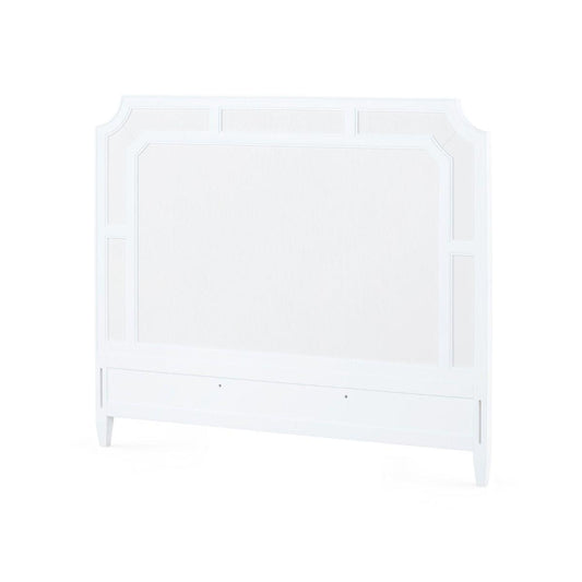 Olivia King Headboard / Soft White-Blue Hand Home