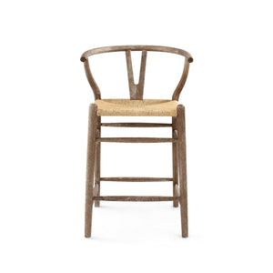 Oslo Counter Stool / Driftwood-Blue Hand Home