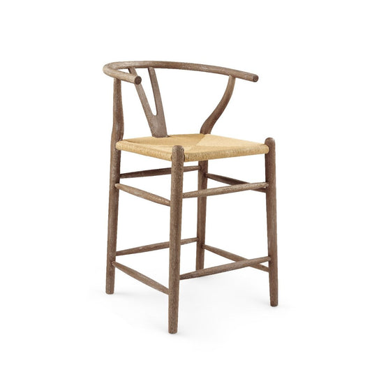 Oslo Counter Stool / Driftwood-Blue Hand Home