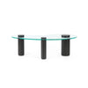 Scarlotti Small Coffee Table / Espresso-Blue Hand Home