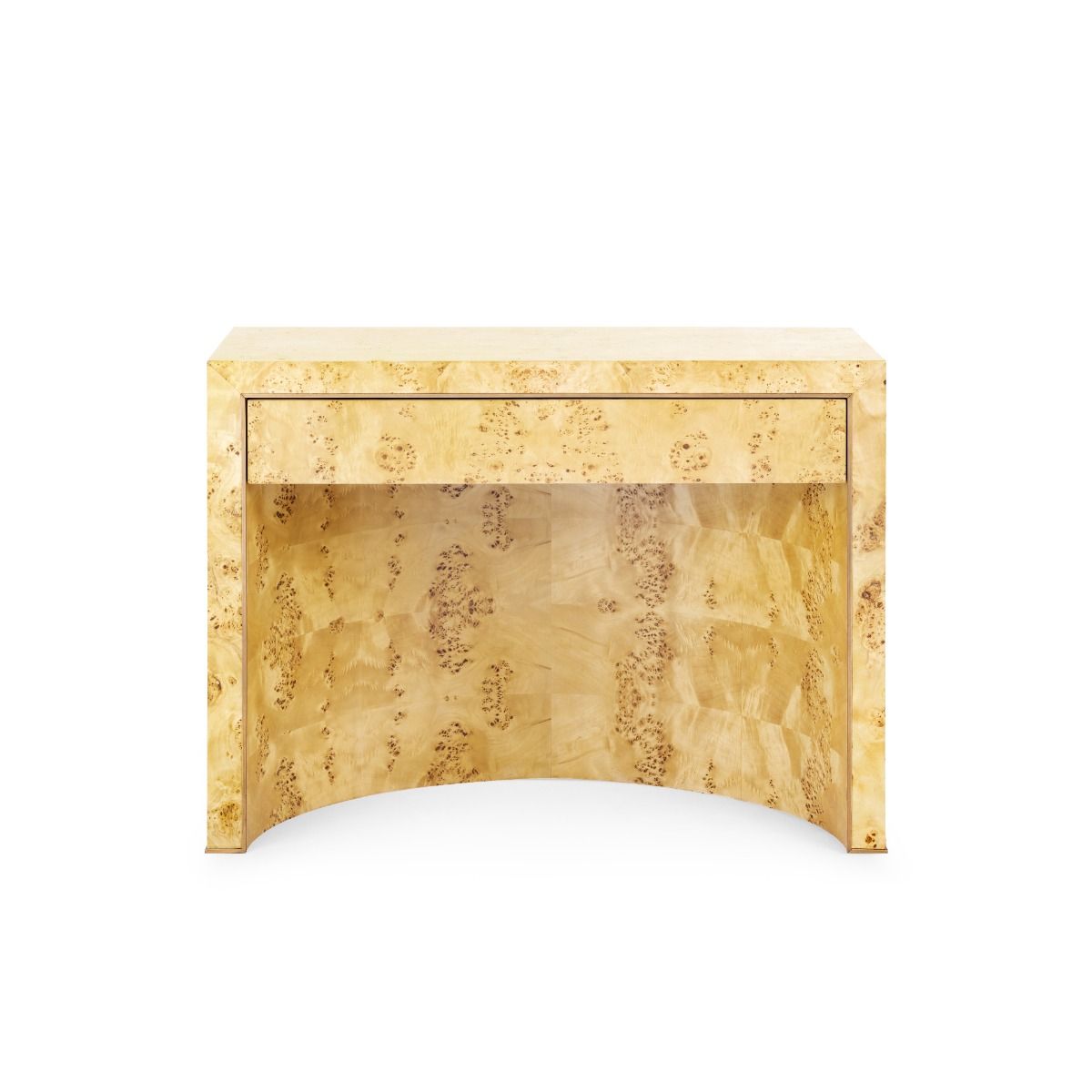 Sloane 1-Drawer Side Table / Burl-Blue Hand Home