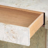 Sloane Desk / Light Gray Burl-Blue Hand Home