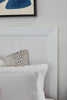 Patricia Queen Headboard / Vanilla-Blue Hand Home