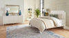 Olivia King Headboard With Ryder Bed Frame / Soft White, Vanilla-Blue Hand Home