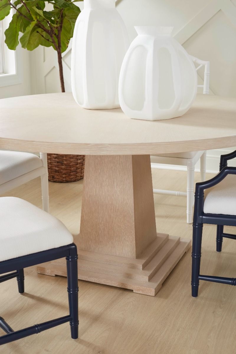 Breanna Dining Table / Sand-Blue Hand Home