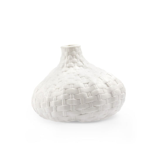 Tamarindo Medium Vase / Blanc de Chine-Villa & House-Blue Hand Home