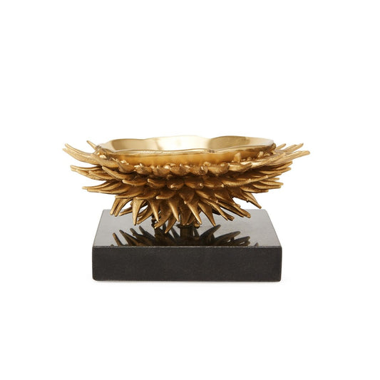 Urchin Bowl / Polished Brass-Villa & House-Blue Hand Home