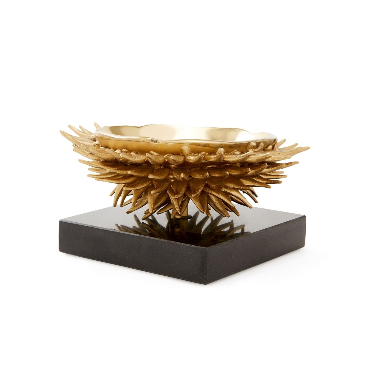 Urchin Bowl / Polished Brass-Villa & House-Blue Hand Home