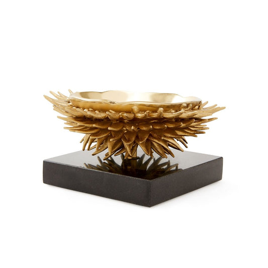 Urchin Bowl / Polished Brass-Villa & House-Blue Hand Home