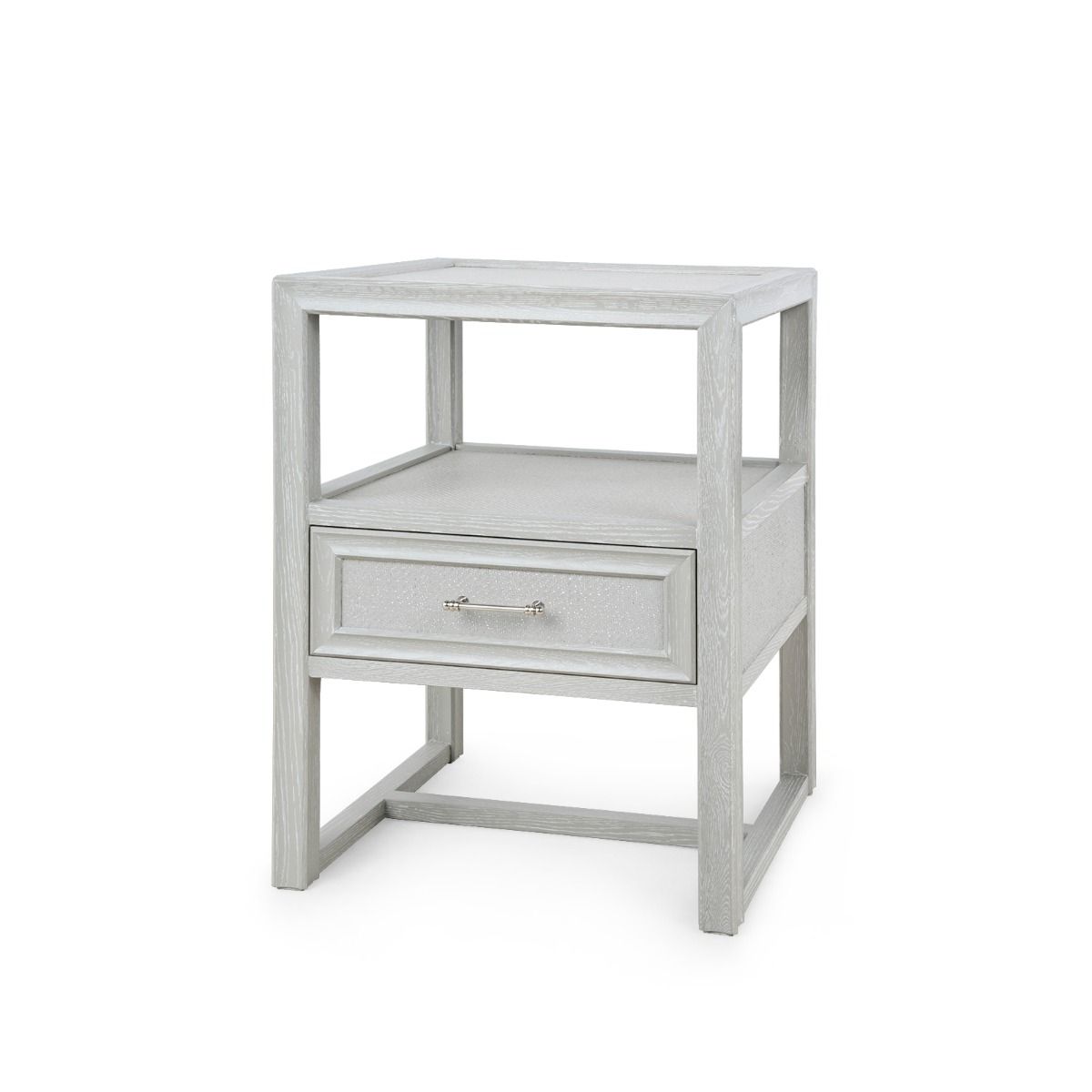 Vivian 1-Drawer Side Table / Soft Gray-Villa & House-Blue Hand Home