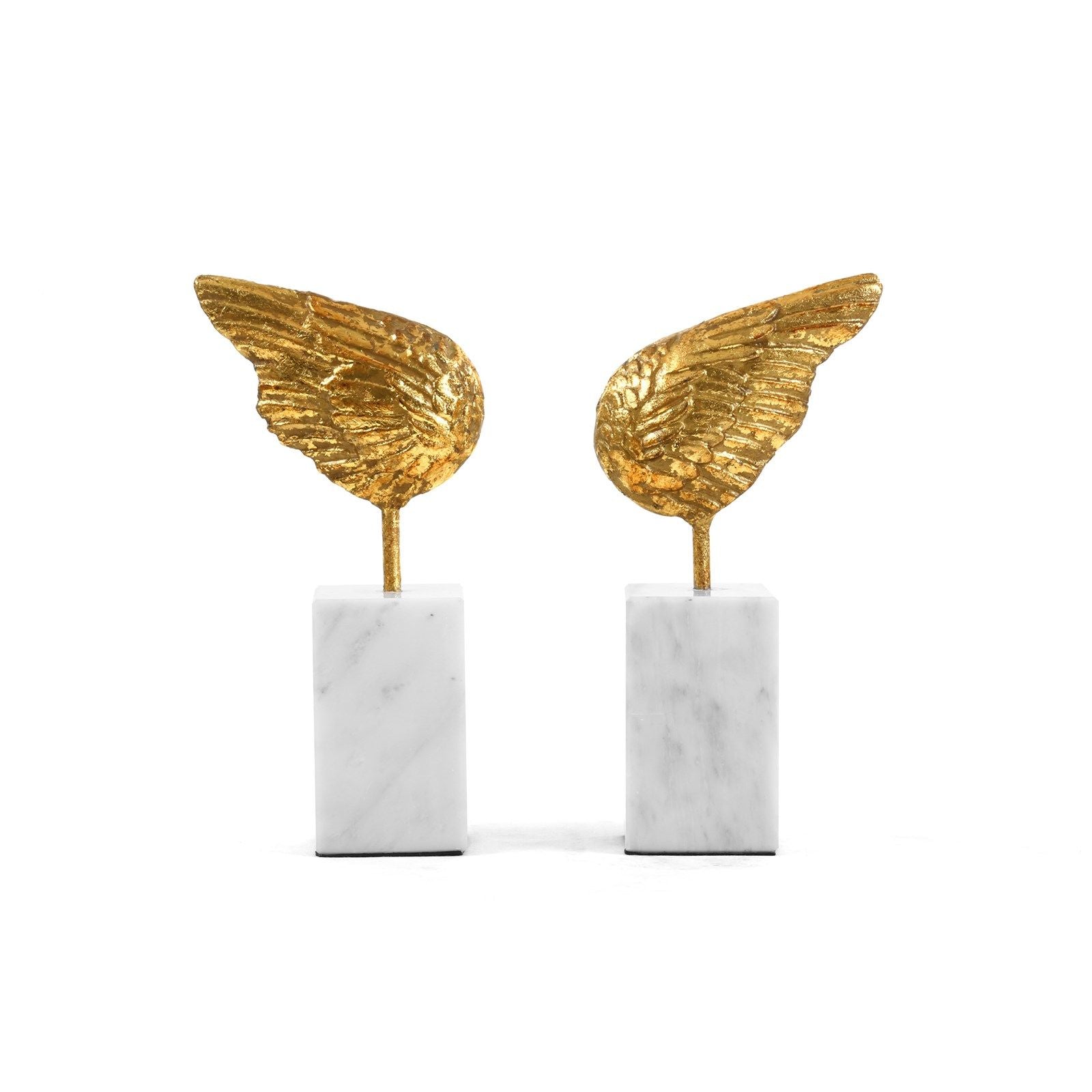 Wings Statue / Gold Leaf-Villa & House-Blue Hand Home