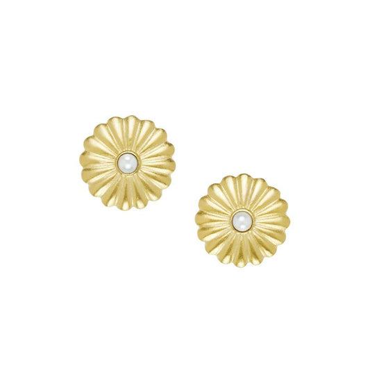 Pearl Connie Studs-Susan Shaw Jewelry-Blue Hand Home