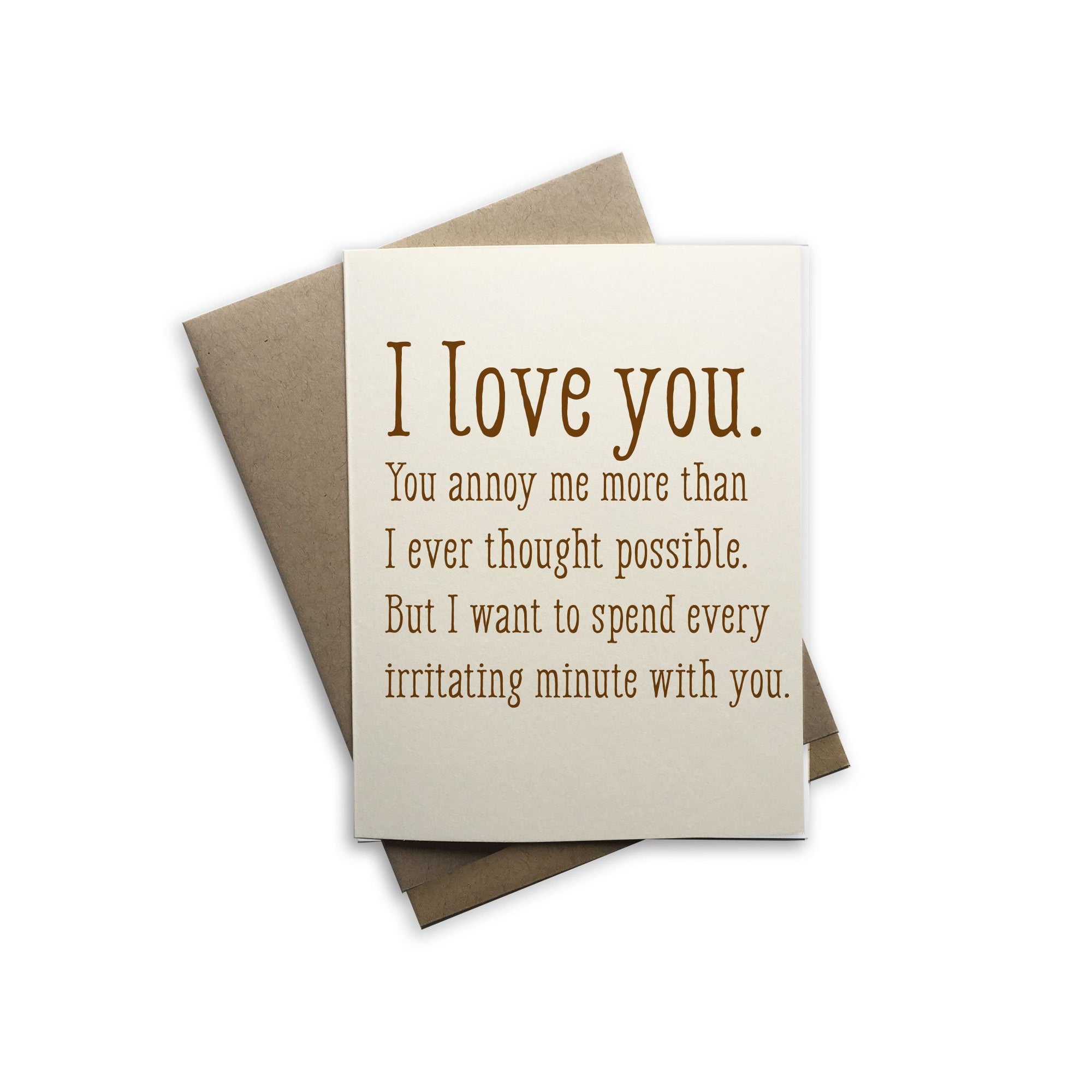 Tiramisu Paperie - I Love You Notecard-Tiramisu Paperie-Blue Hand Home