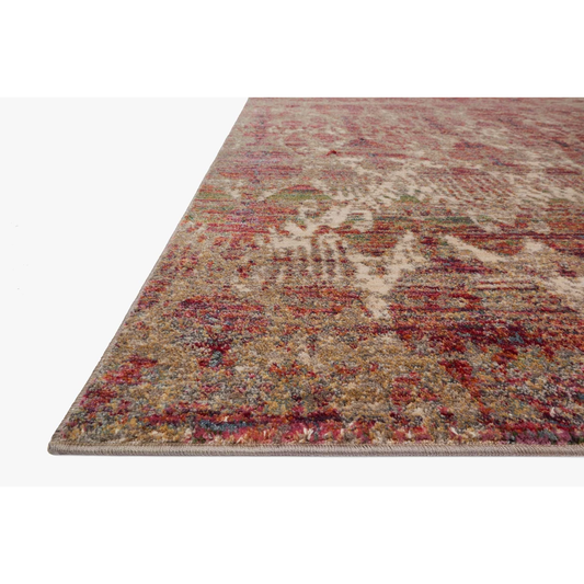 Javari Rugs by Loloi - JV-10 Drizzle/Berry-Loloi Rugs-Blue Hand Home