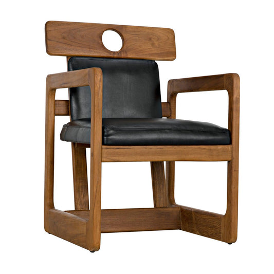 Buraco Arm Chair, Teak-Noir Furniture-Blue Hand Home