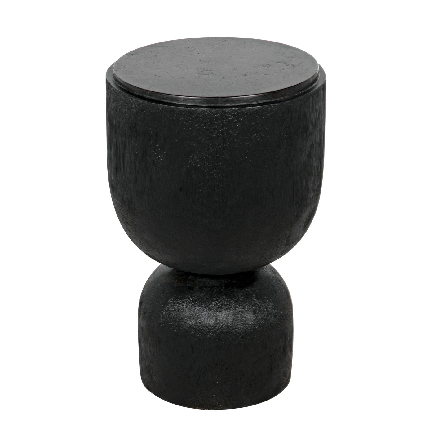 Kudoro Side Table, Large-Noir Furniture-Blue Hand Home