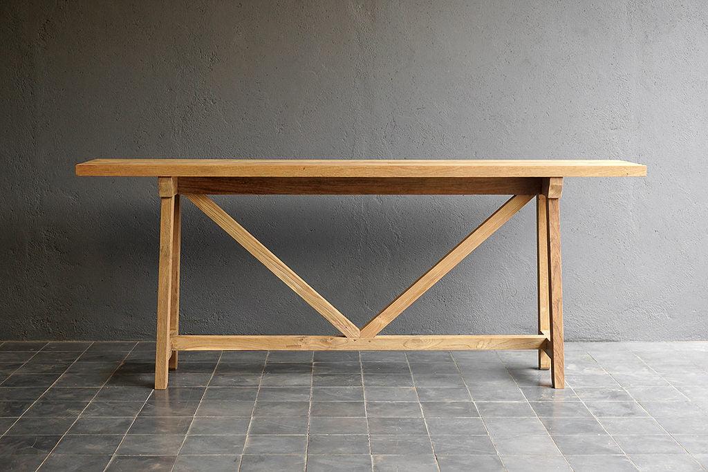 Teak French Farm Console-Organic Restoration-Blue Hand Home