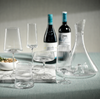 Bandol Fluted Textured Wine Glass-Blue Hand Home