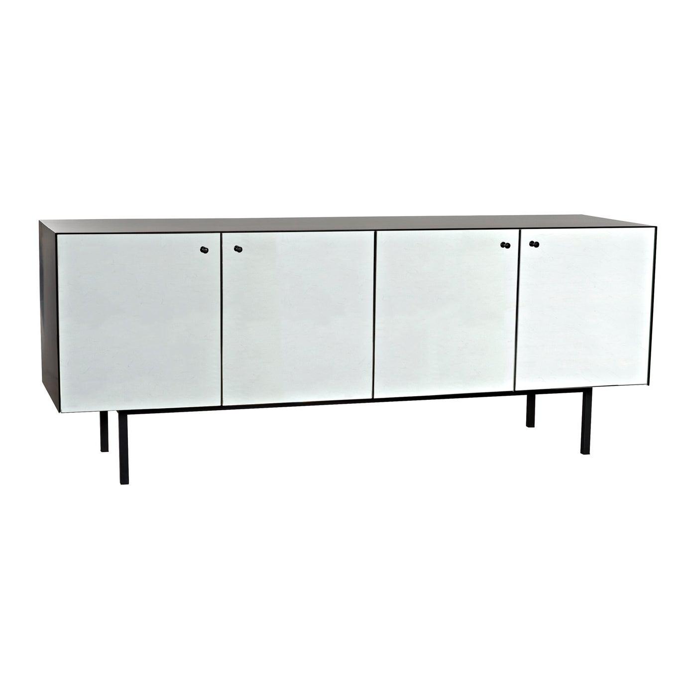 Manhattan Sideboard, Steel Body, Glass Doors-CFC Furniture-Blue Hand Home