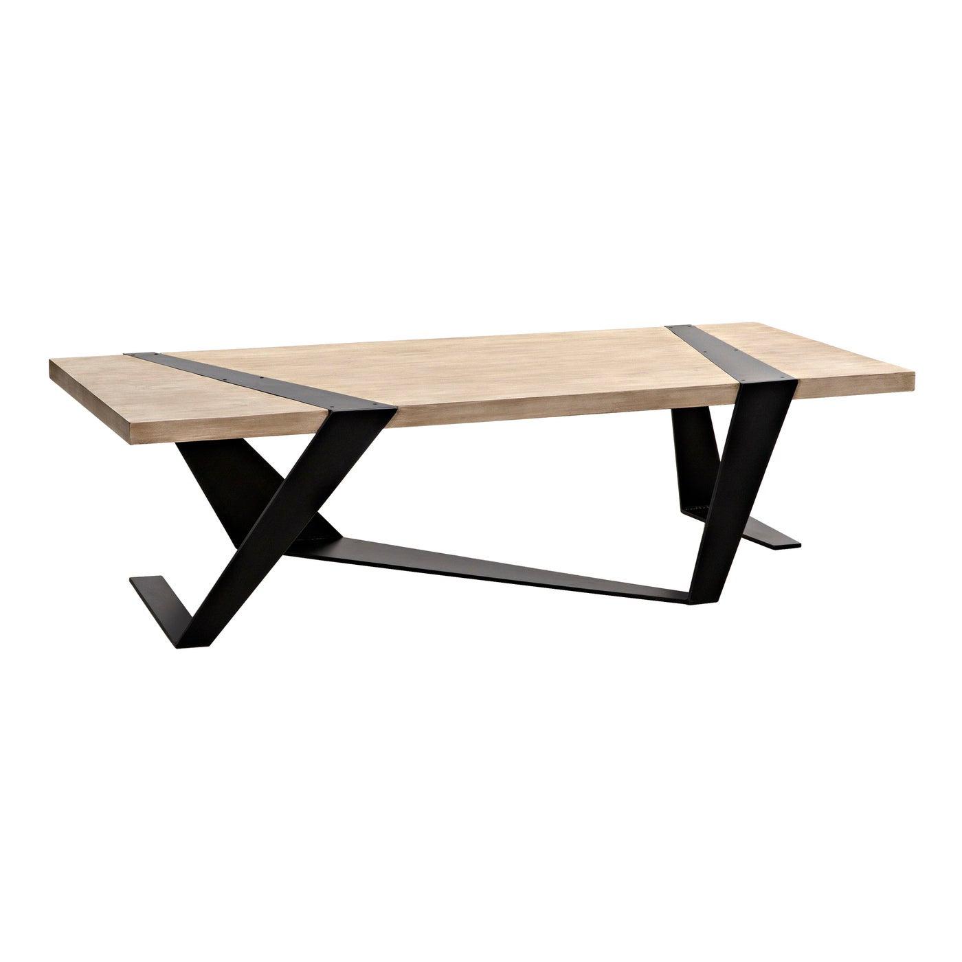 Mamba Coffee Table, Alder/Steel Base-CFC Furniture-Blue Hand Home