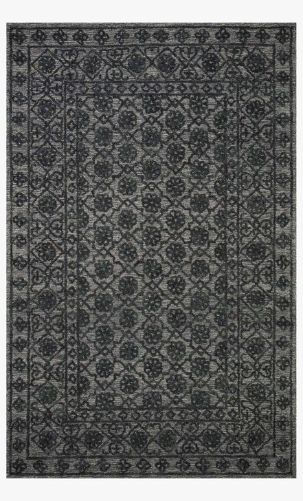 Cecelia Rugs by Loloi - CEC-01 Smoke/Dk. Grey-Loloi Rugs-Blue Hand Home