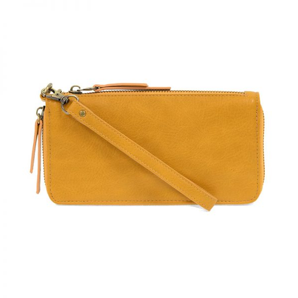 Yellow store wristlet wallet