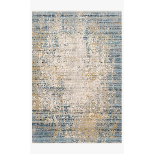 Claire Rugs by Loloi - CLE-08 Neutral/Sea-Loloi Rugs-Blue Hand Home