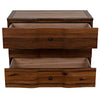 Noir Claudie Chest, Dark Walnut-Noir Furniture-Blue Hand Home