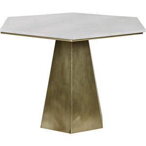 Noir Furniture Demetria Table, Metal and Quartz-Noir Furniture-Blue Hand Home