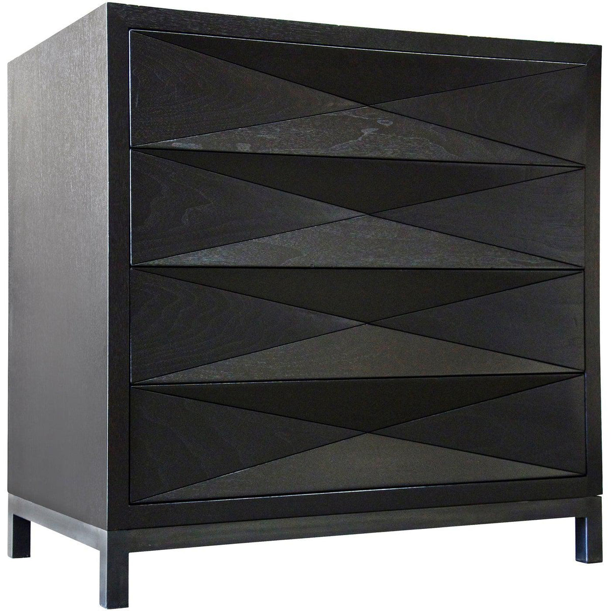 Diamante Nightstand, Walnut-CFC Furniture-Blue Hand Home