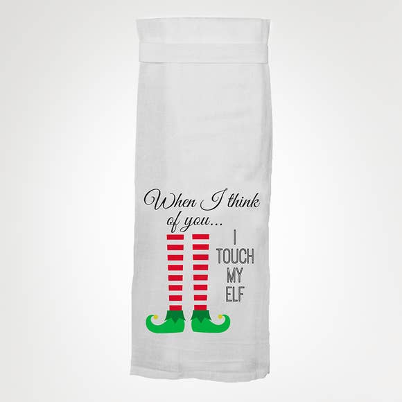 Elf Kitchen Towel-Twisted Wares-Blue Hand Home