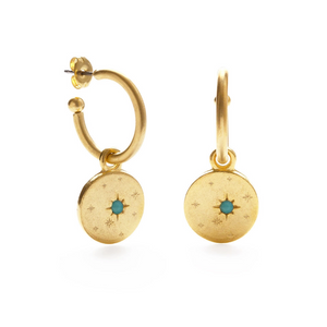 Estrella Hoops-Amano Studio-Blue Hand Home