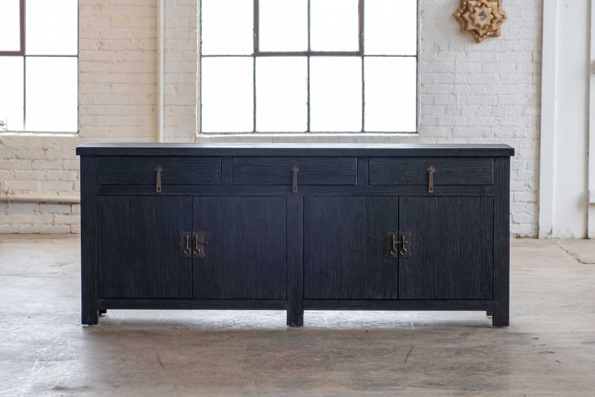 Reclaimed Elm Buffet-Organic Restoration-Blue Hand Home