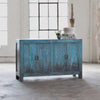 Reclaimed Wood Buffet-Organic Restoration-Blue Hand Home