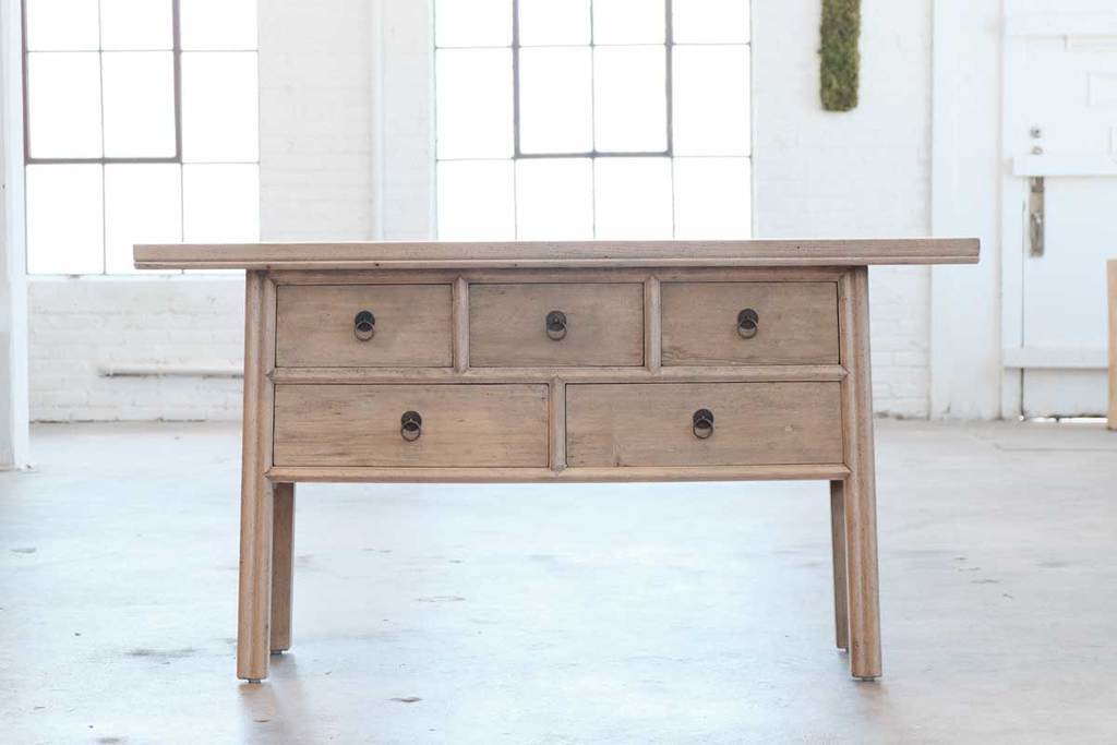 Reedition Credenza-Organic Restoration-Blue Hand Home