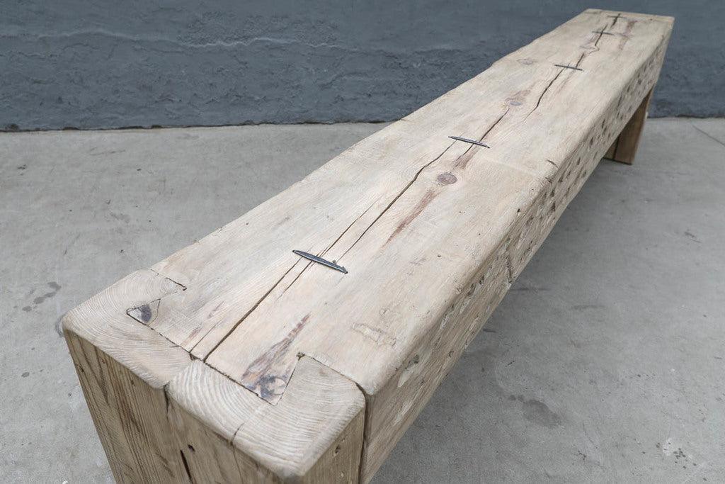 Salvaged Timber Console-Organic Restoration-Blue Hand Home