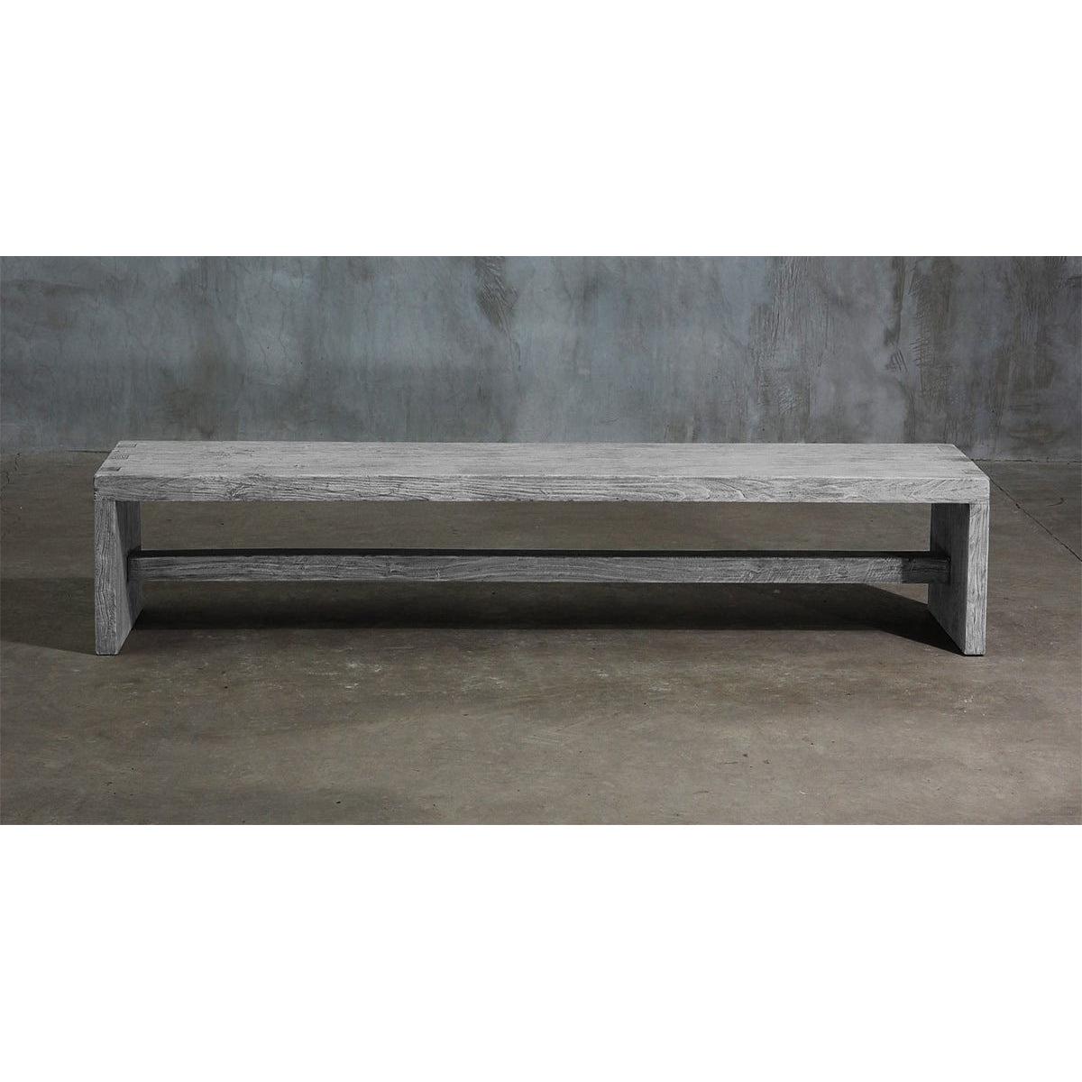 Dove Tail Elm Bench-Organic Restoration-Blue Hand Home