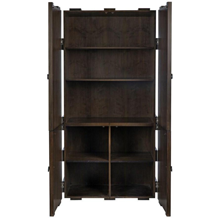 Bilbao Armoire, Walnut-CFC Furniture-Blue Hand Home