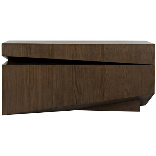 Chandler Sideboard, Oak Veneer Plywood-CFC Furniture-Blue Hand Home