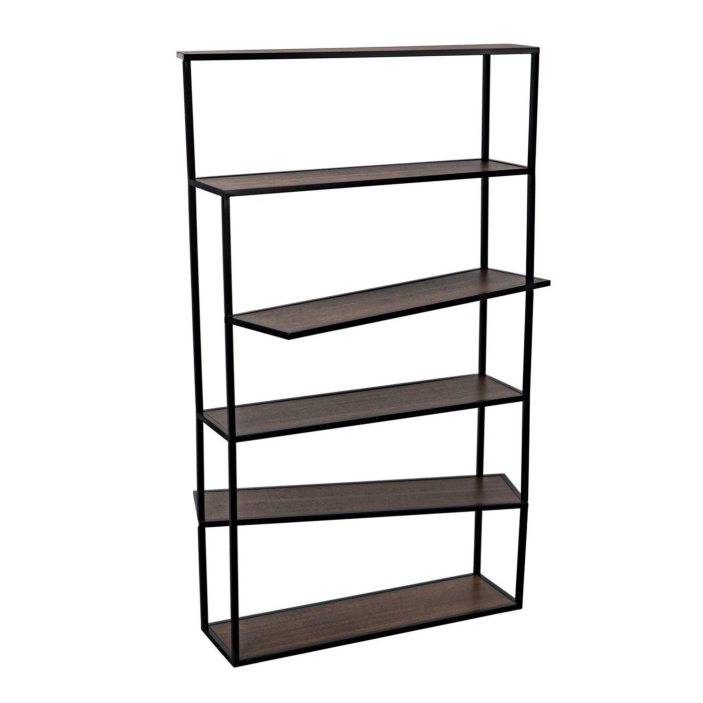 Verso Bookcase-Noir Furniture-Blue Hand Home