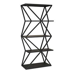 Sutro Shelf, Black Steel-Noir Furniture-Blue Hand Home