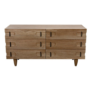 Noir David Sideboard, Washed Walnut-Noir Furniture-Blue Hand Home