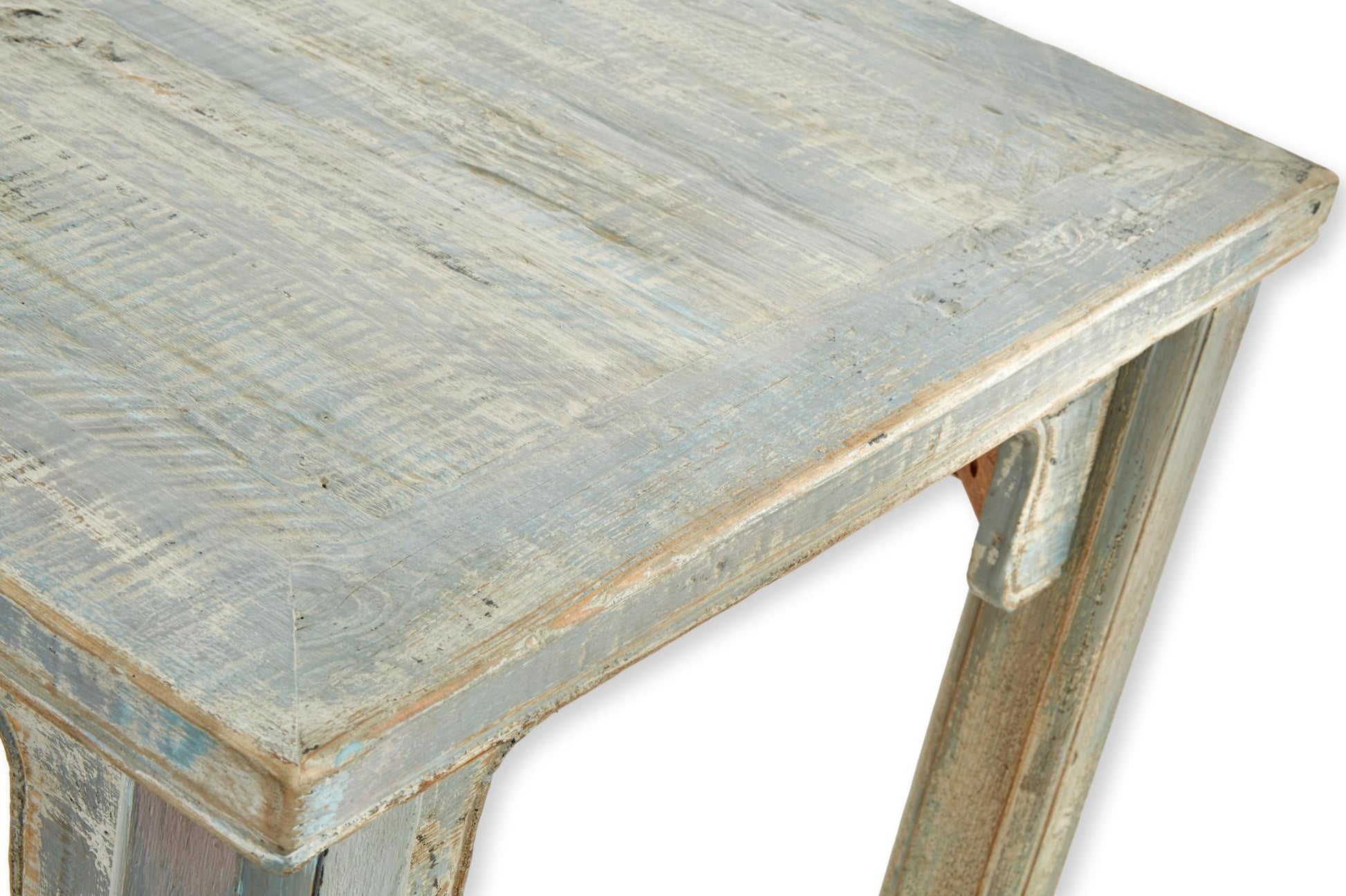 Sienna Dining Table/Desk in Antique Grey Blue-Olde Door Company-Blue Hand Home